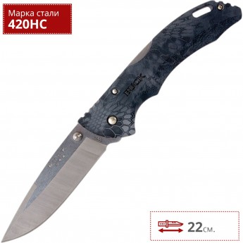Нож BUCK 0286CMS27 BANTAM KRYPTEK TYPHON
